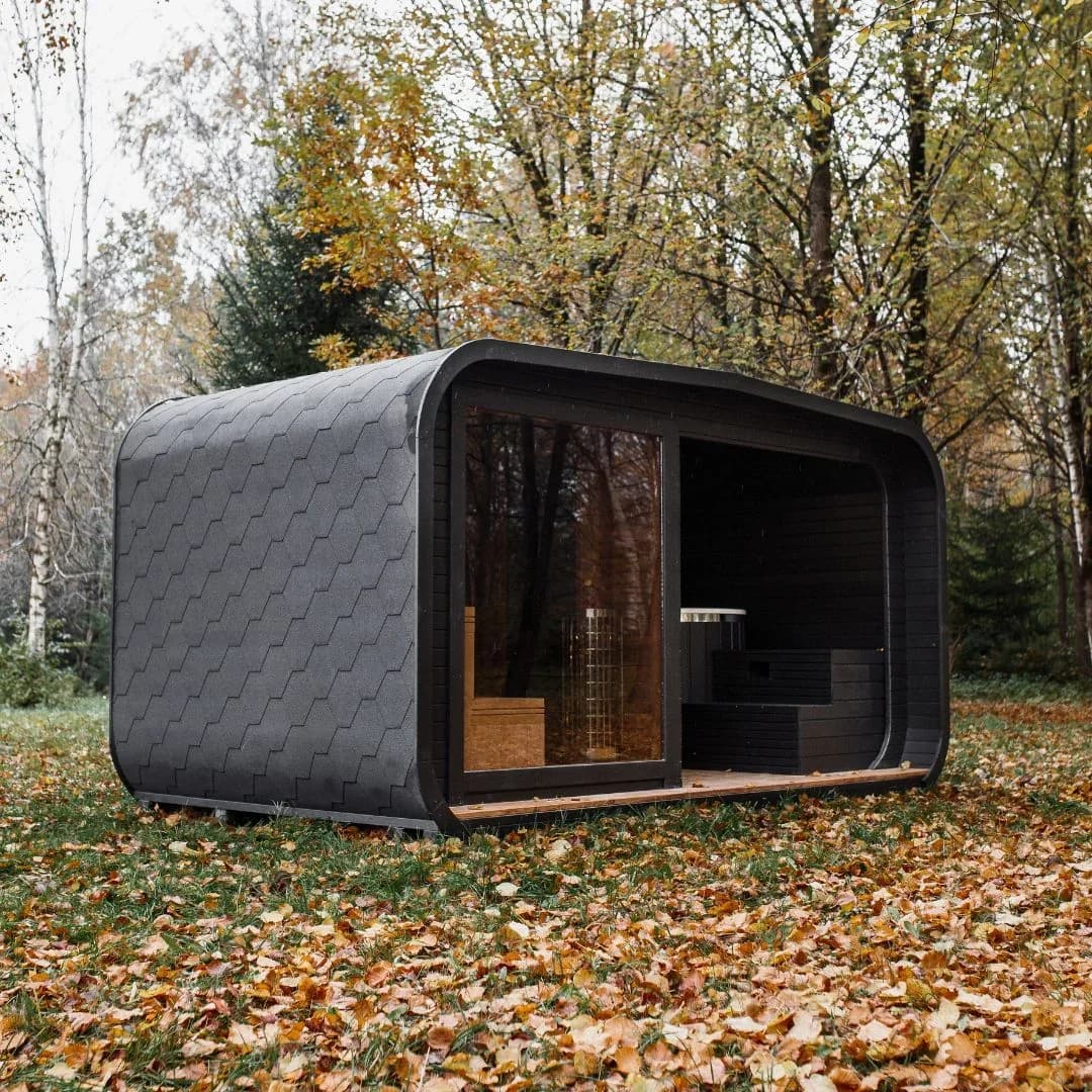 Outdoor Sauna and Cold Plunge Suite