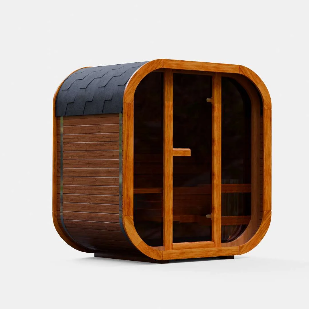 Small Outdoor Sauna 1.2M, view 7